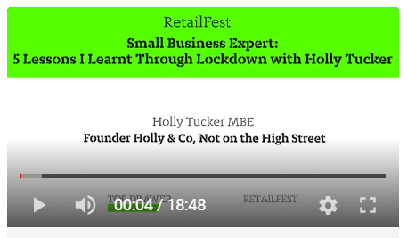 SMALL BUSINESS EXPERT - 5 LESSONS I LEARNT THROUGH LOCKDOWN WITH HOLLY TUCKER